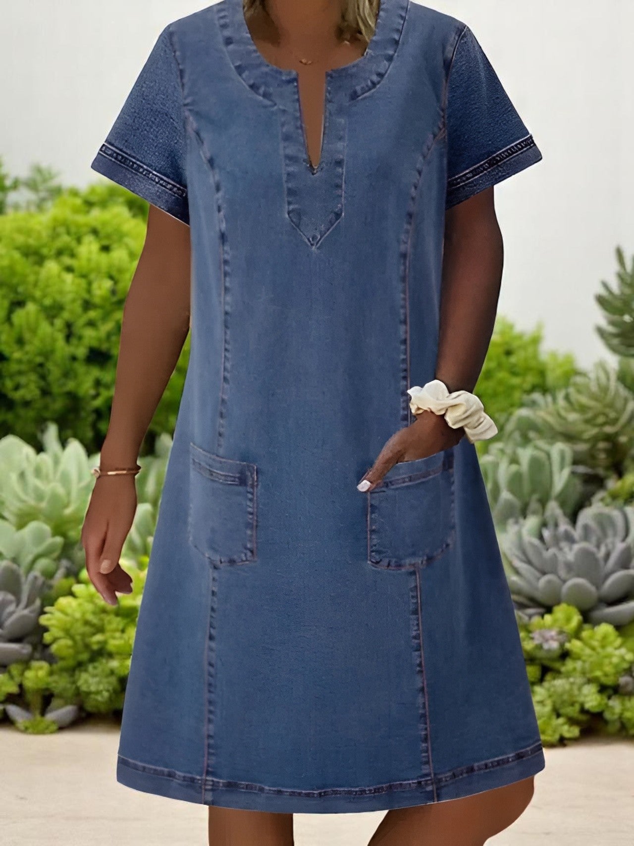 Ilona | Causual Denim-Style Dress