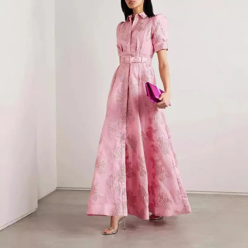 Rosa | Luxe Belted Dress