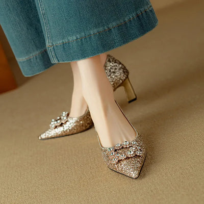 Gloria | Glitter Pumps