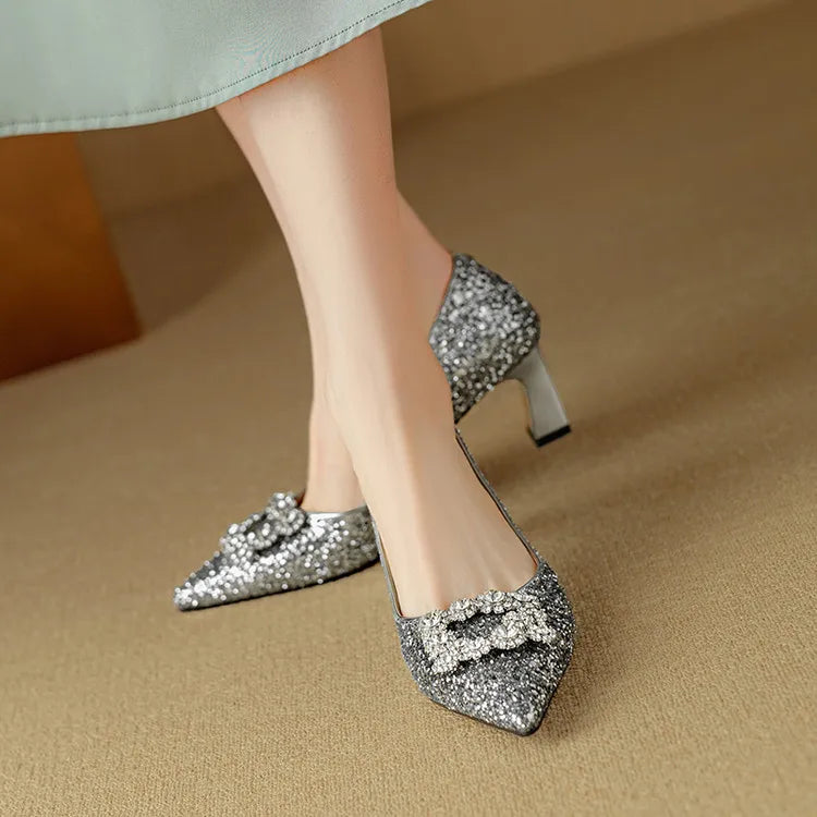 Gloria | Glitter Pumps
