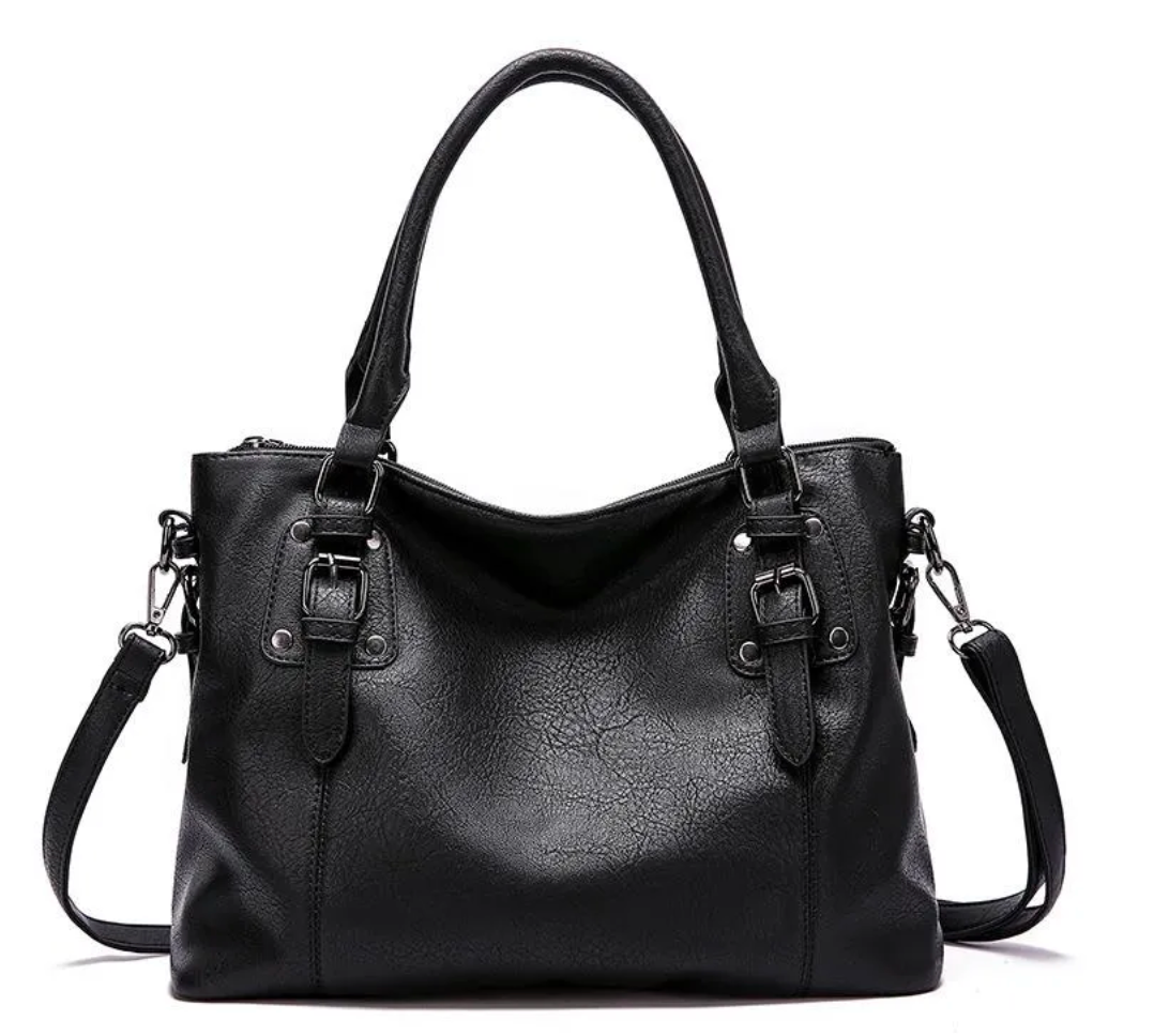Vera | Buckled Tote Handbag