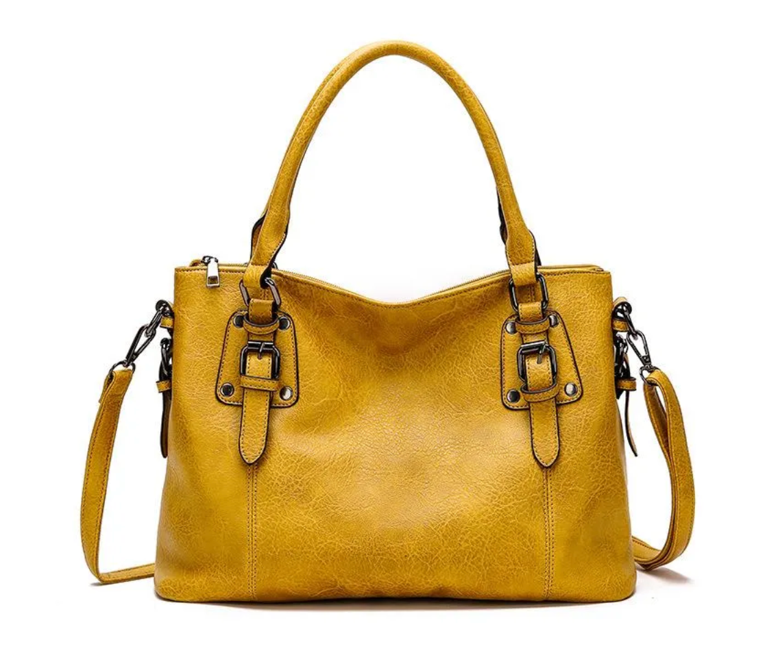 Vera | Buckled Tote Handbag
