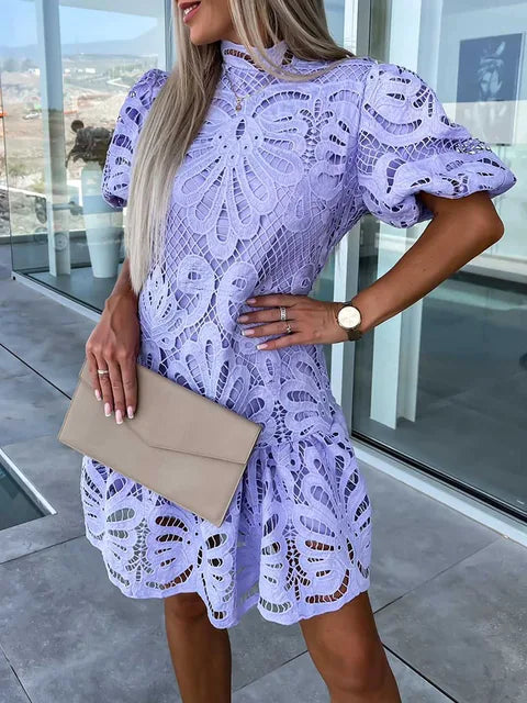 Marissa | Embroidered Lace Dress