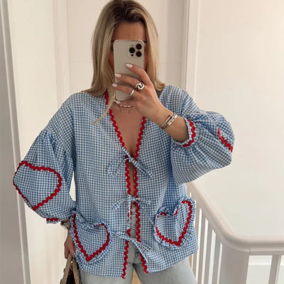 Irissa | Heart Blouse