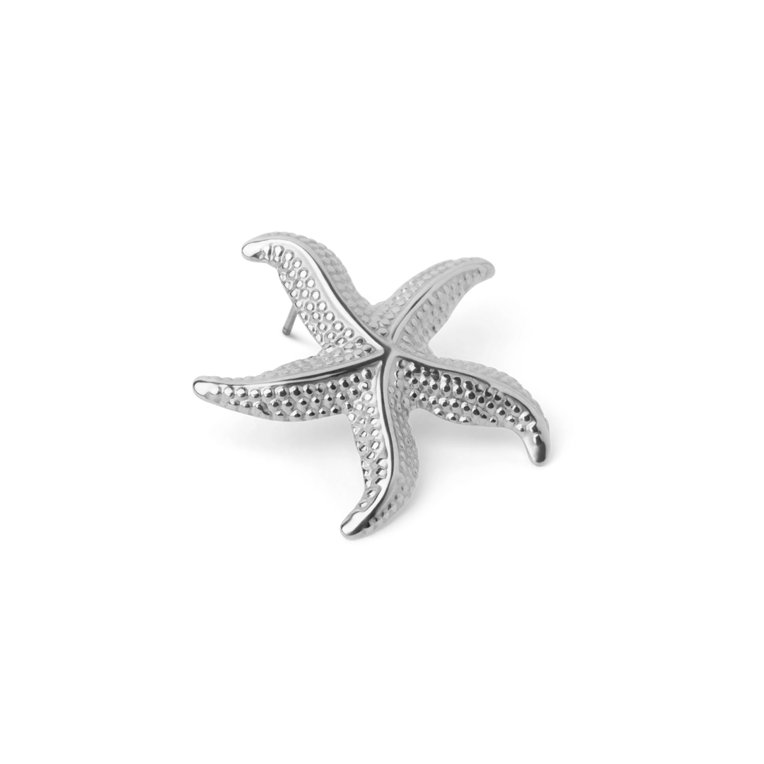 Briana | Curved Starfish Earrings