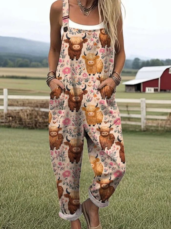 Savannah | Bees Pattern Jumpsuit