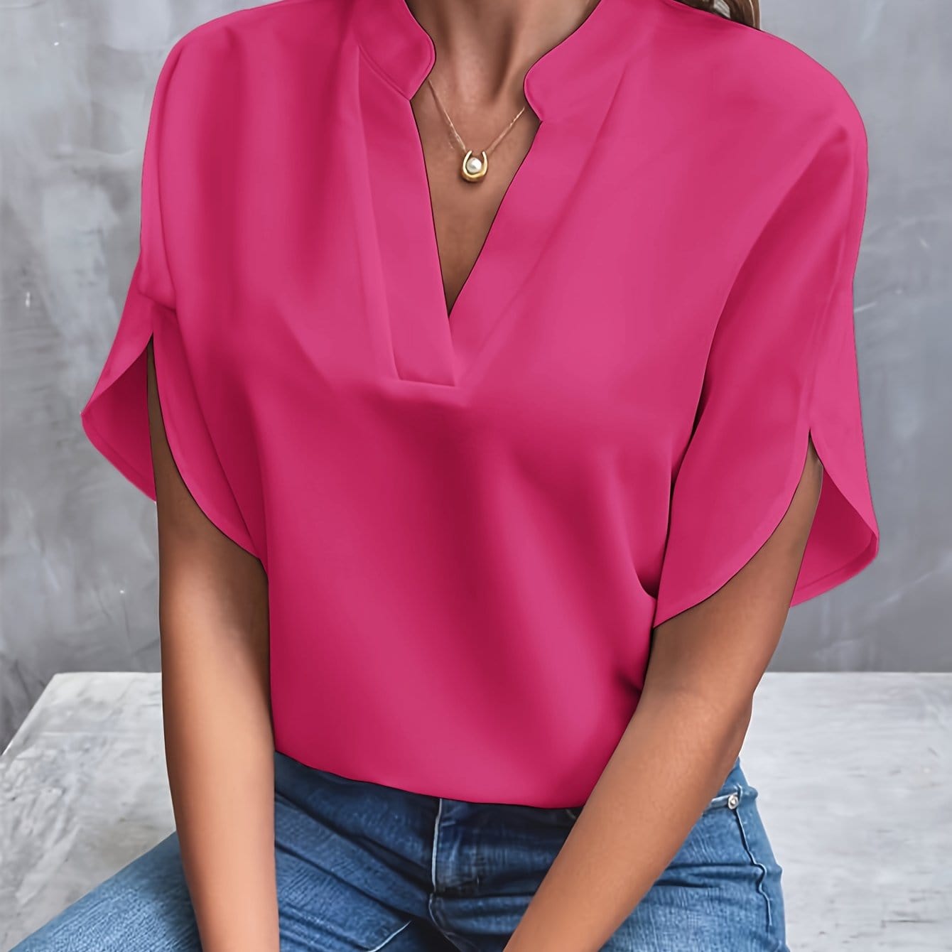 Mira | Draped Blouse
