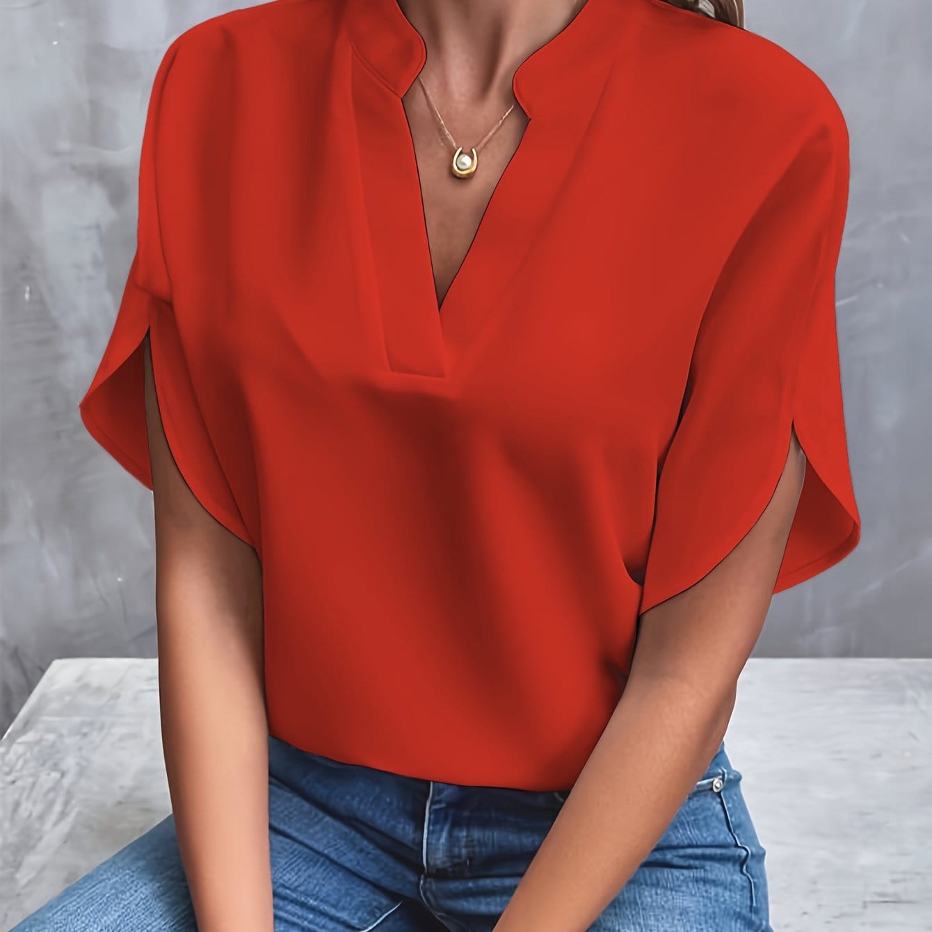 Mira | Draped Blouse