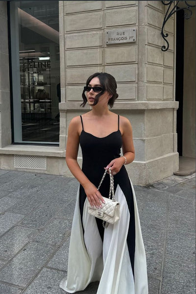 Elianna | Paneled Maxi Dress
