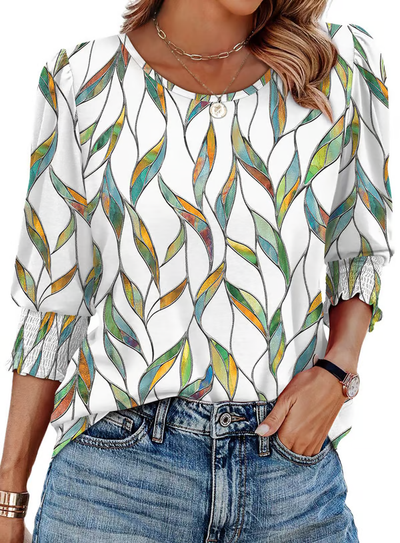 Kaela | Printed Charm Top