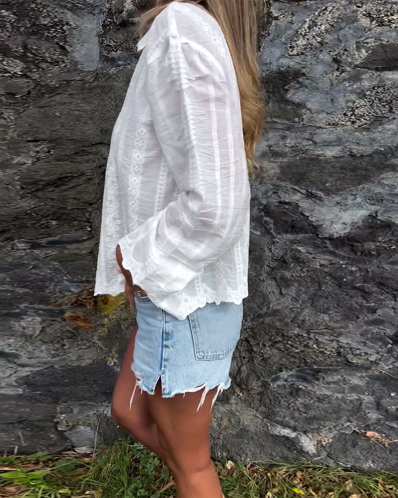 Miralyn | Button-Up Polo Shirt