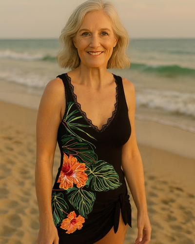 Carol | Floral Pattern Swim Tankini