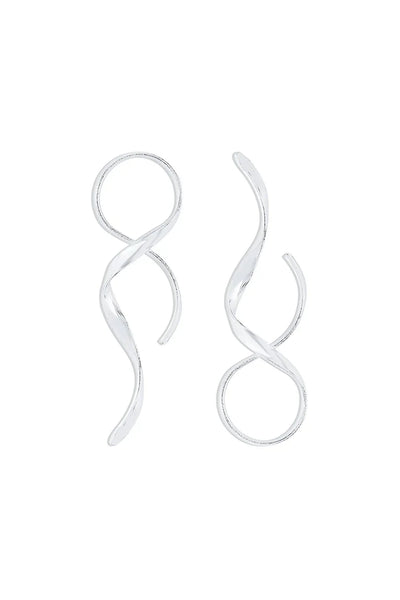 Ismara | Sleek Spiral Earrings