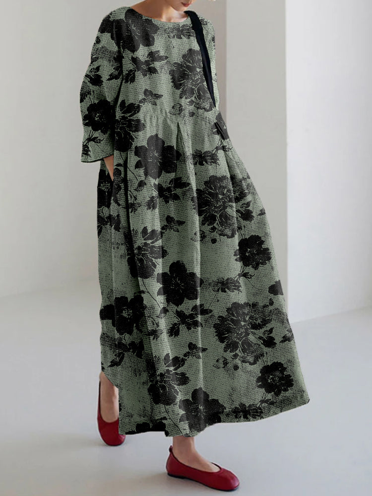 Nerisse | Botanical Print Dress