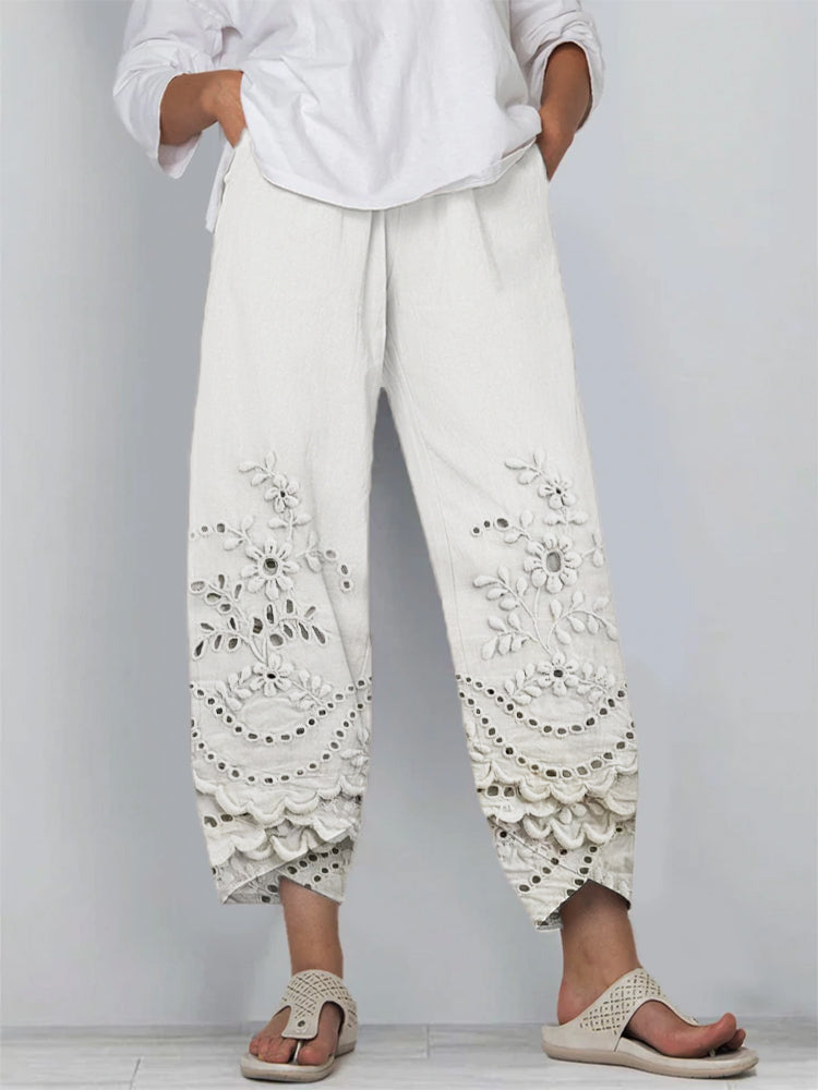 Noelya | Lace Trousers