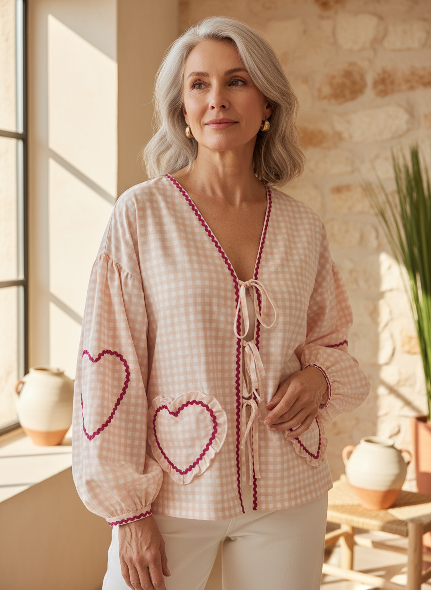 Irissa | Heart Blouse