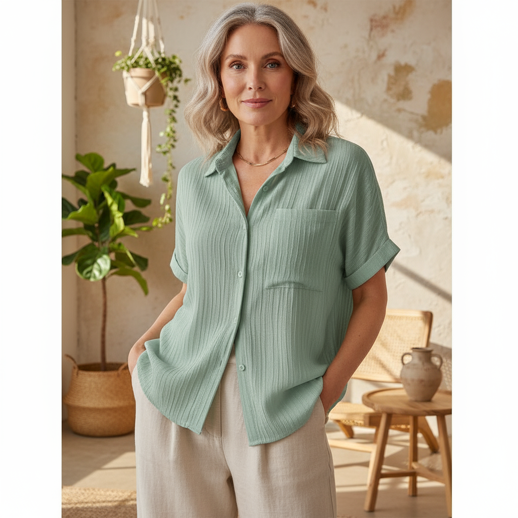 Norelia | Relaxed Textured Top