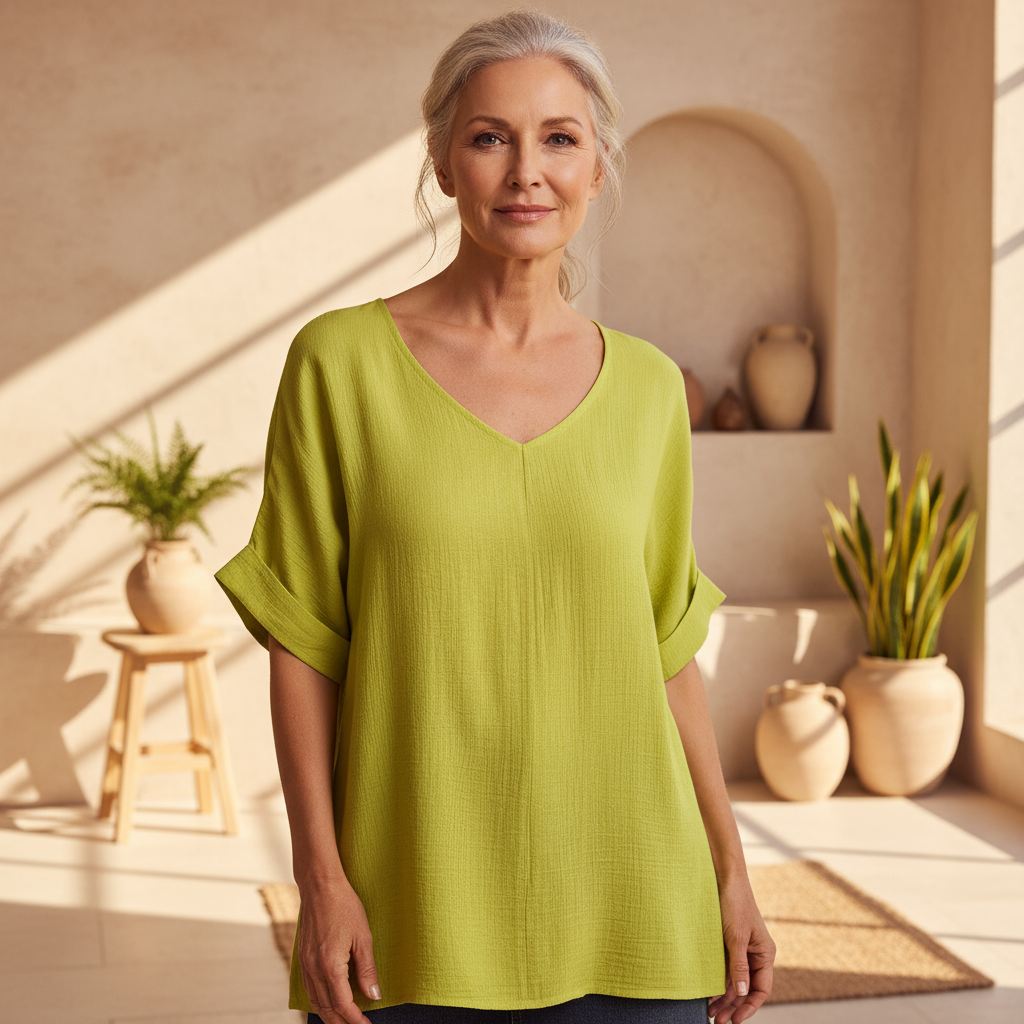 Daniela | Comfy Casual V-Neck Top