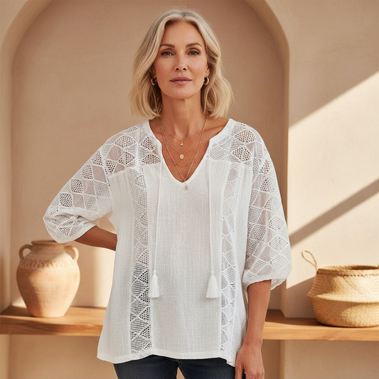Auralee | Chic Accent Blouse