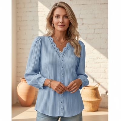 Kalea | Elegant Pintuck Blouse
