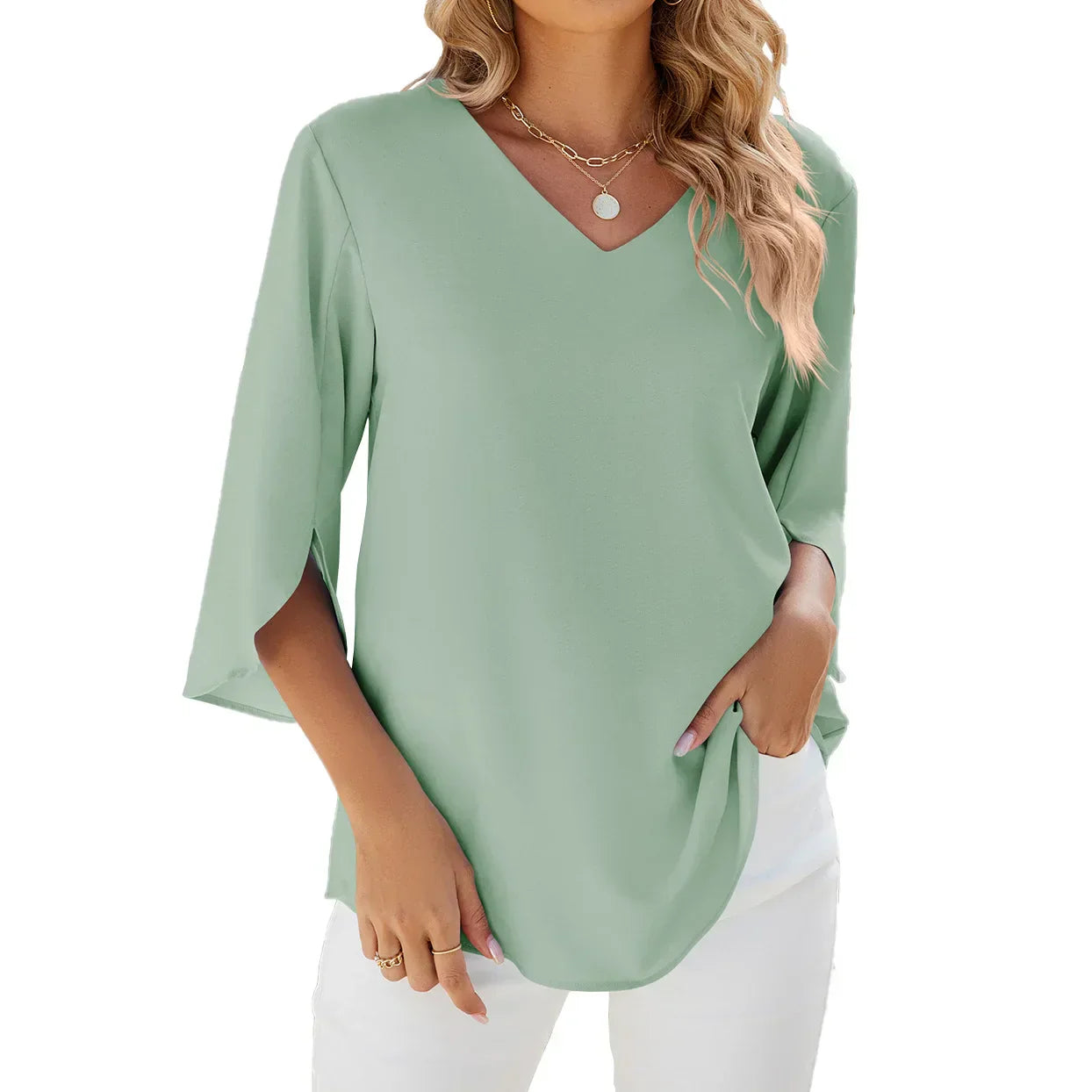 Esmira | V-neck Blouse