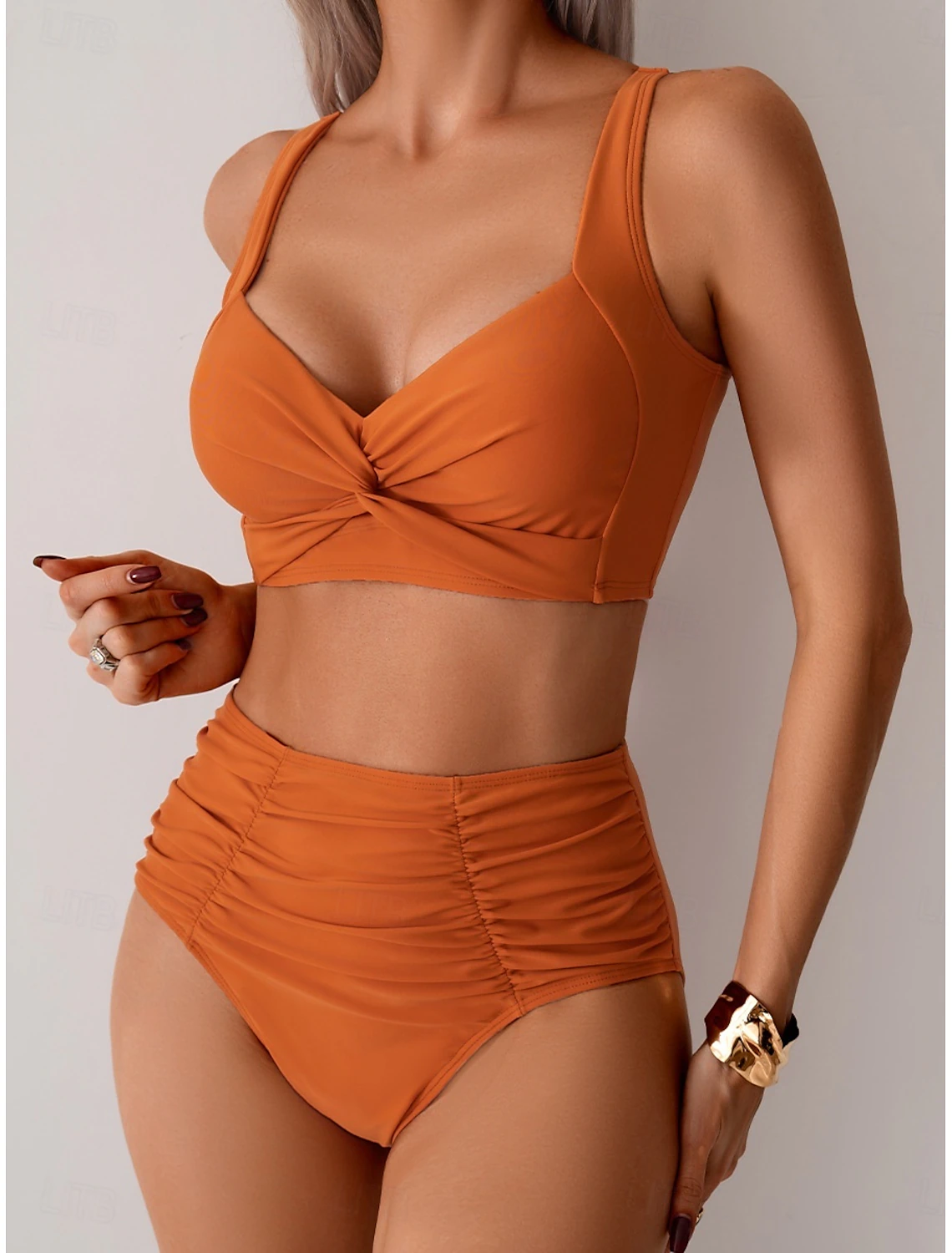 Shirley | Ruched Fabric Bikini