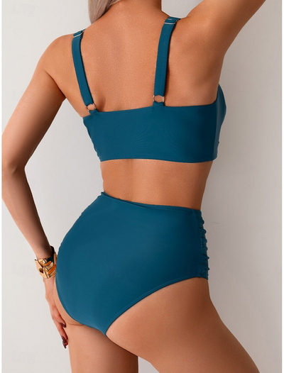 Shirley | Ruched Fabric Bikini