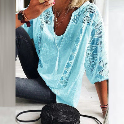 Auralee | Chic Accent Blouse