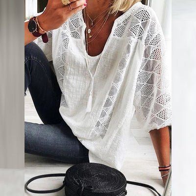 Auralee | Chic Accent Blouse