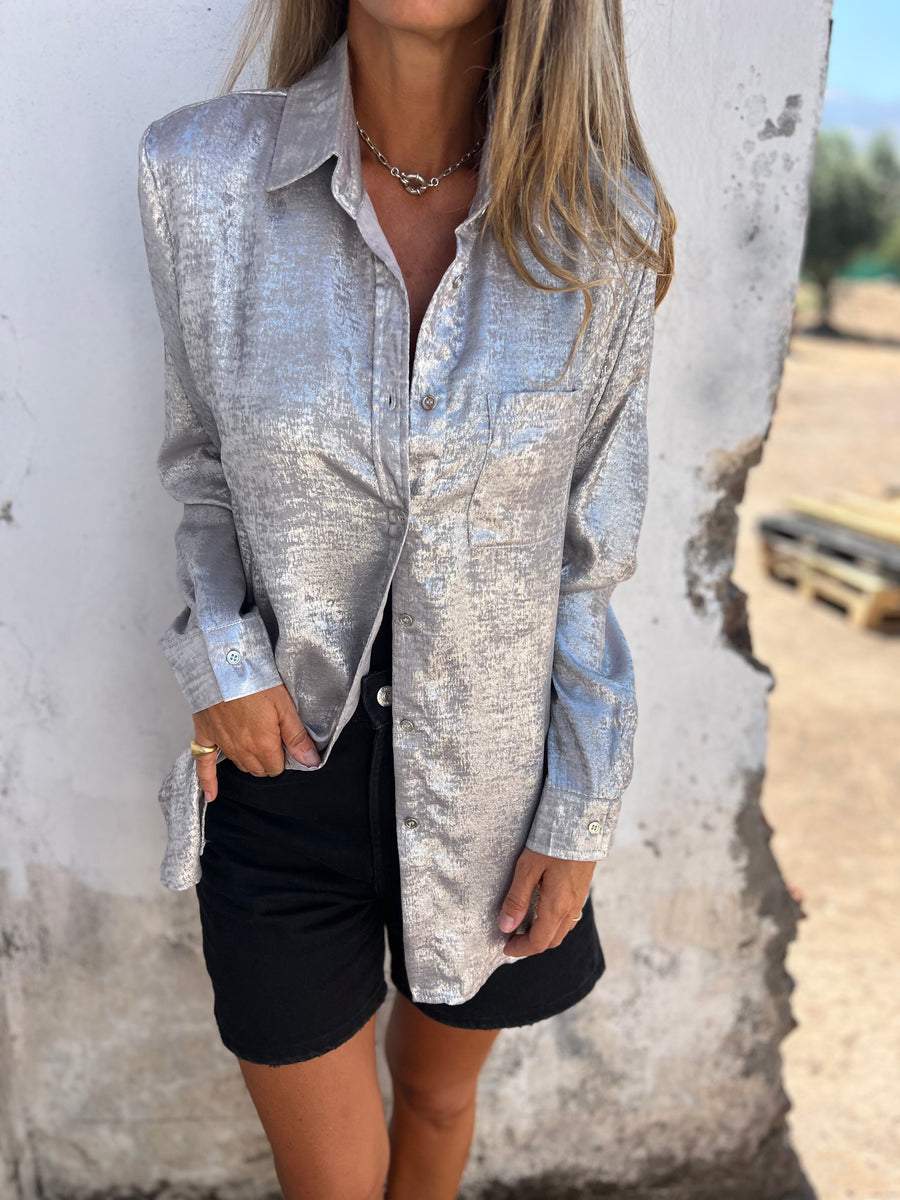 Louella | Chic Shimmer Shirt
