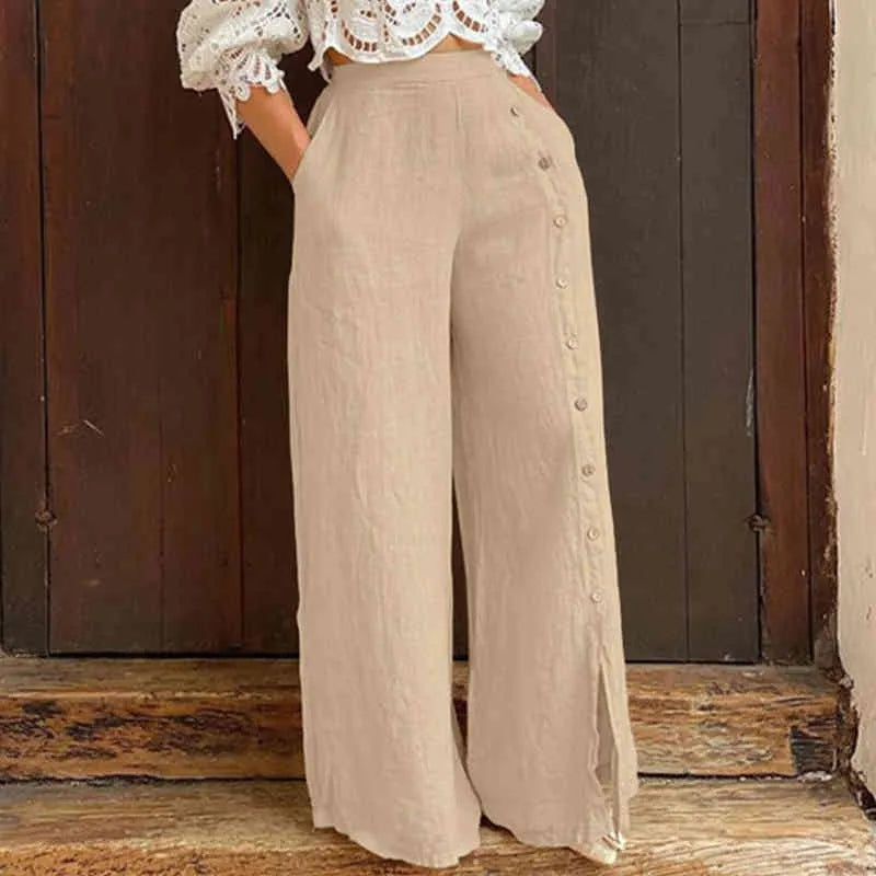 Hannie | Soft Wide-Trousers