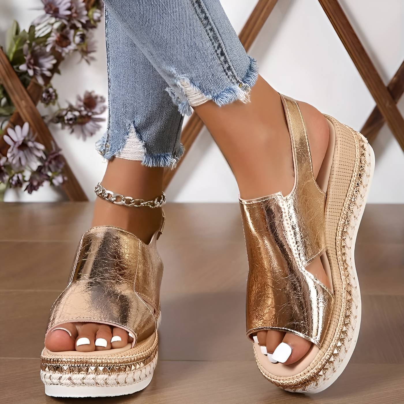 Estelle | Wedge Sandals