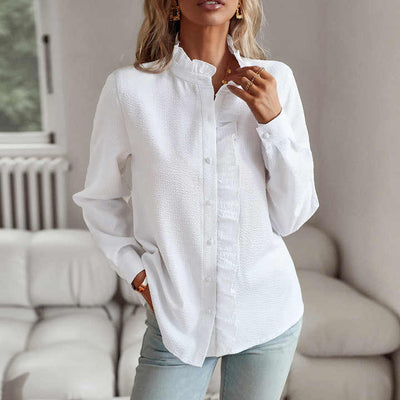 Marcelina | Elegant Polo Blouse