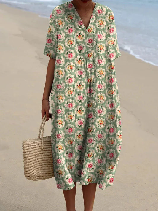 Eliane | Vintage Floral Dress