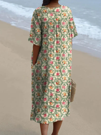 Eliane | Vintage Floral Dress